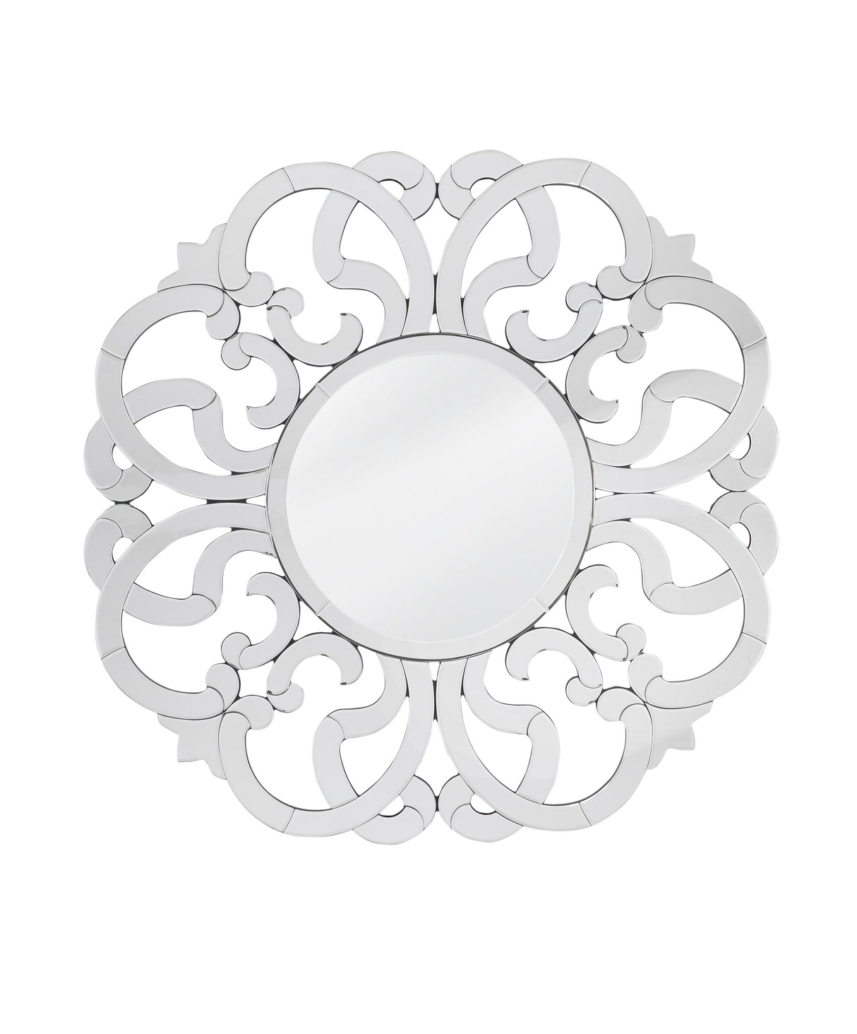 Bassett Clear Glass mirror Adventurine Wall Mirror
