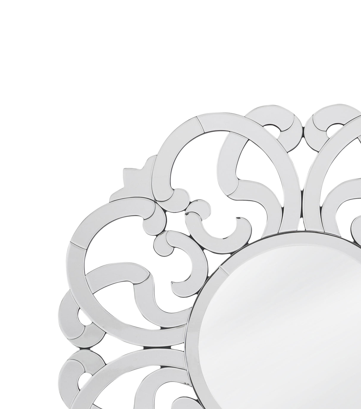 Bassett Clear Glass mirror Adventurine Wall Mirror