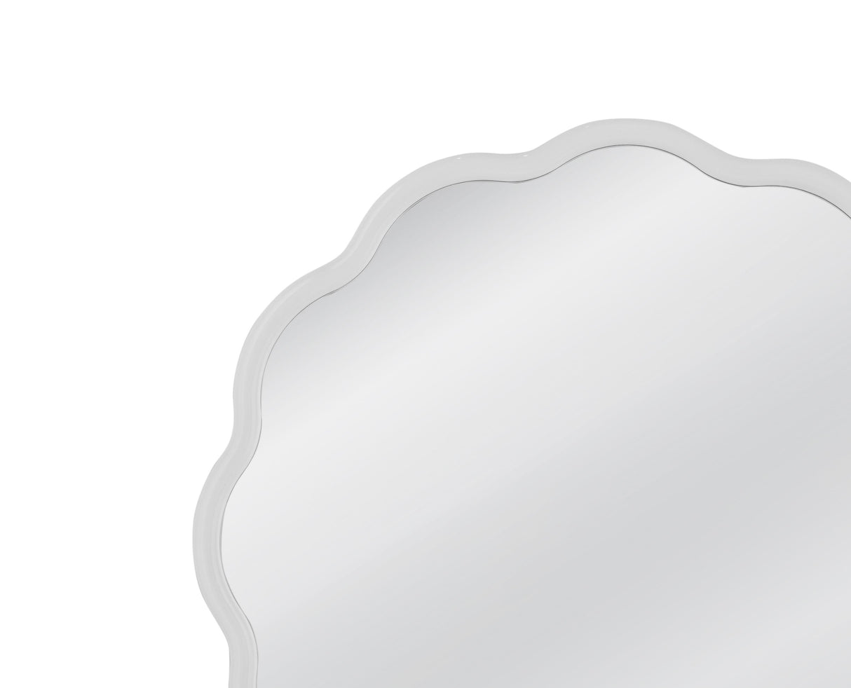 Bassett White Azalea Wall Mirror