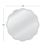 Bassett White Azalea Wall Mirror