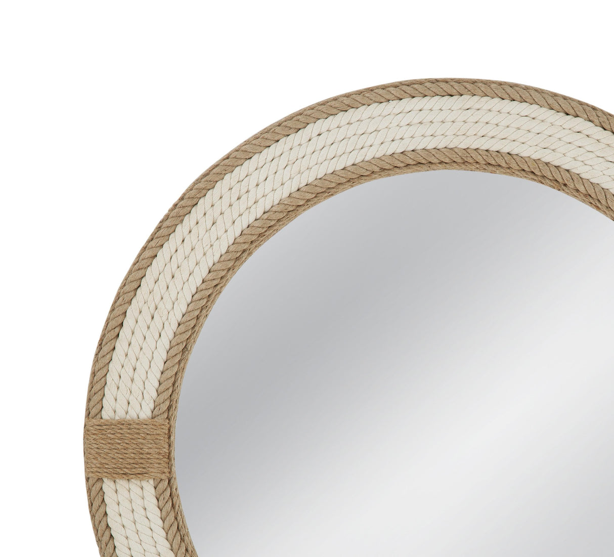 Bassett Natural White Apolline Wall Mirror