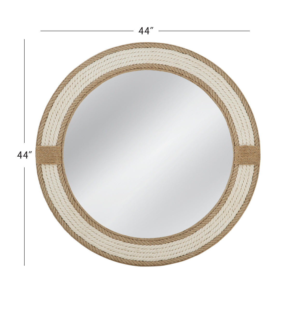 Bassett Natural White Apolline Wall Mirror