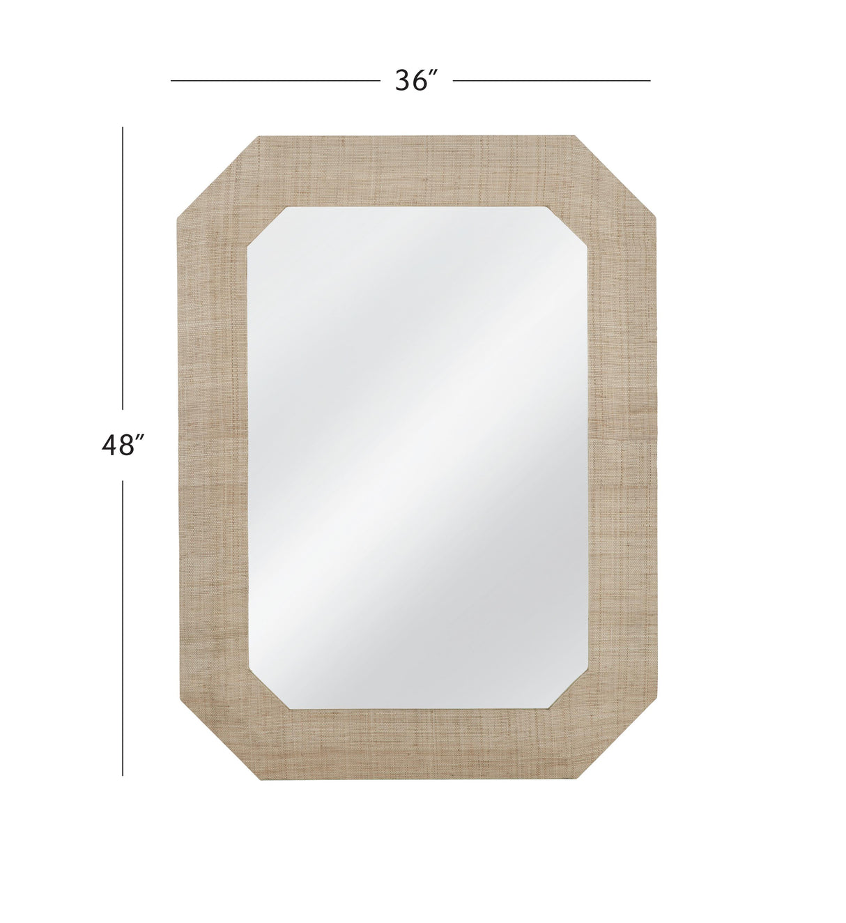 Bassett Natural Shashi Wall Mirror