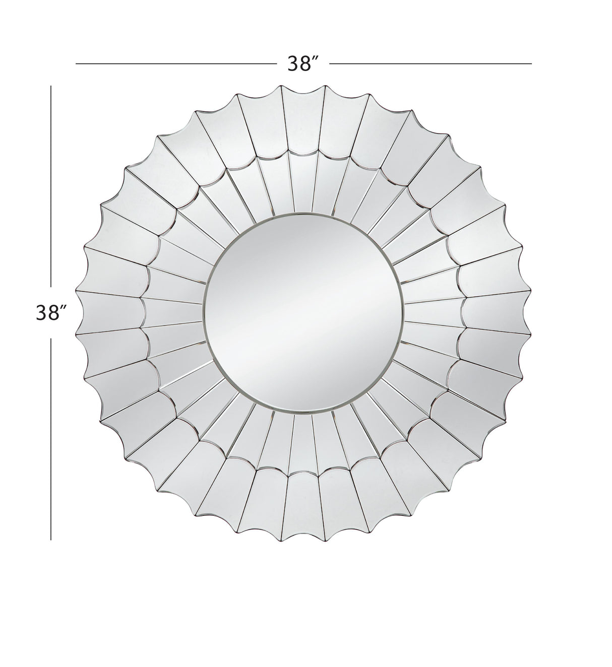 Bassett Clear Mirror Stringer Wall Mirror