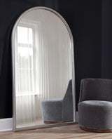 Bassett Black Van Floor Mirror