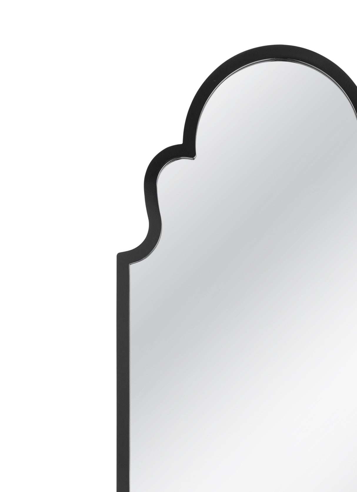 Bassett Black Van Floor Mirror