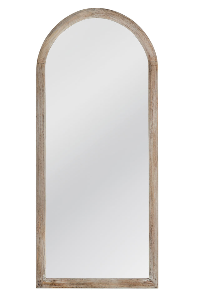 Bassett Natural White Wash Bay Floor Mirror