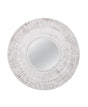 Bassett Distressed White Ocean Isle Wall Mirror
