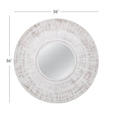 Bassett Distressed White Ocean Isle Wall Mirror