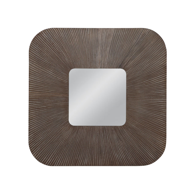 Bassett Walnut Brown Zamba Wall Mirror