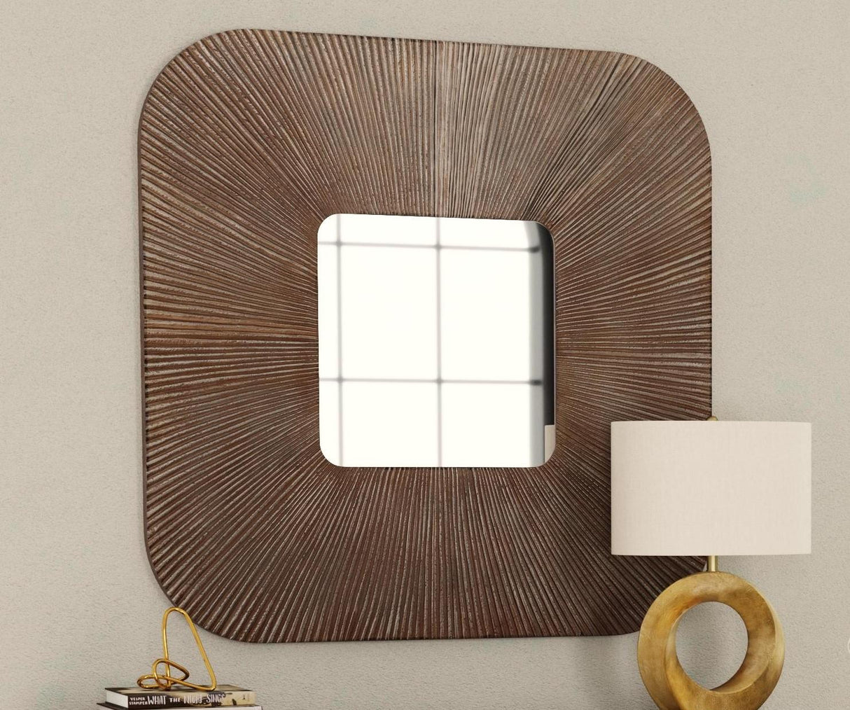 Bassett Brown Zamba Wall Mirror