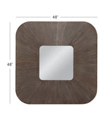 Bassett Brown Zamba Wall Mirror