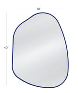 Bassett Navy Astor Wall Mirror
