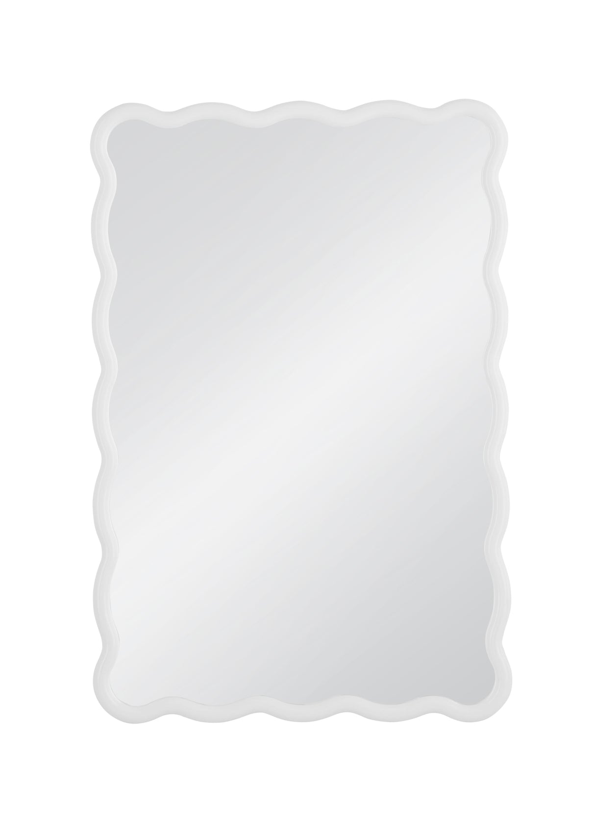 Bassett White Bryony Rectangular Wall Mirror