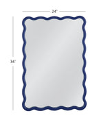 Bassett Blue Camellia Rectangular Wall Mirror