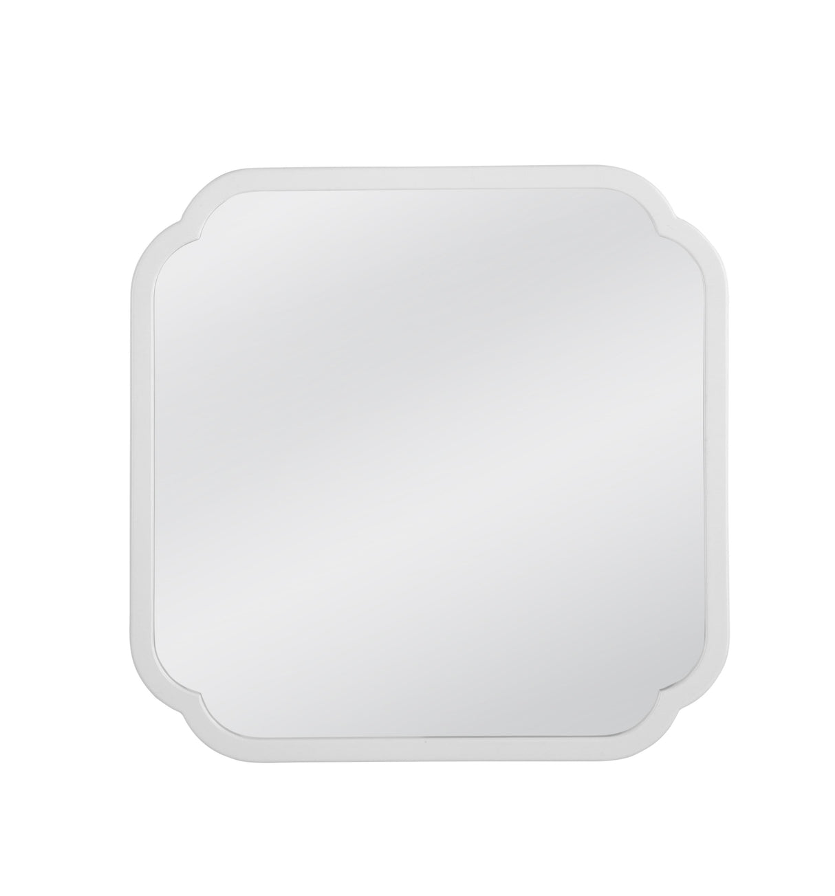 Bassett White Clover Square Wall Mirror