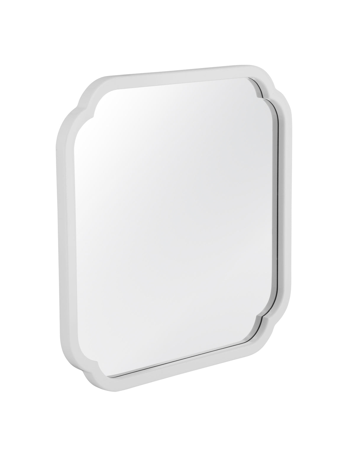 Bassett White Clover Square Wall Mirror