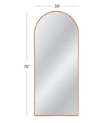 Bassett Brown Holly Floor Mirror