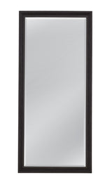 Bassett Distressed Black Mattern Floor Mirror
