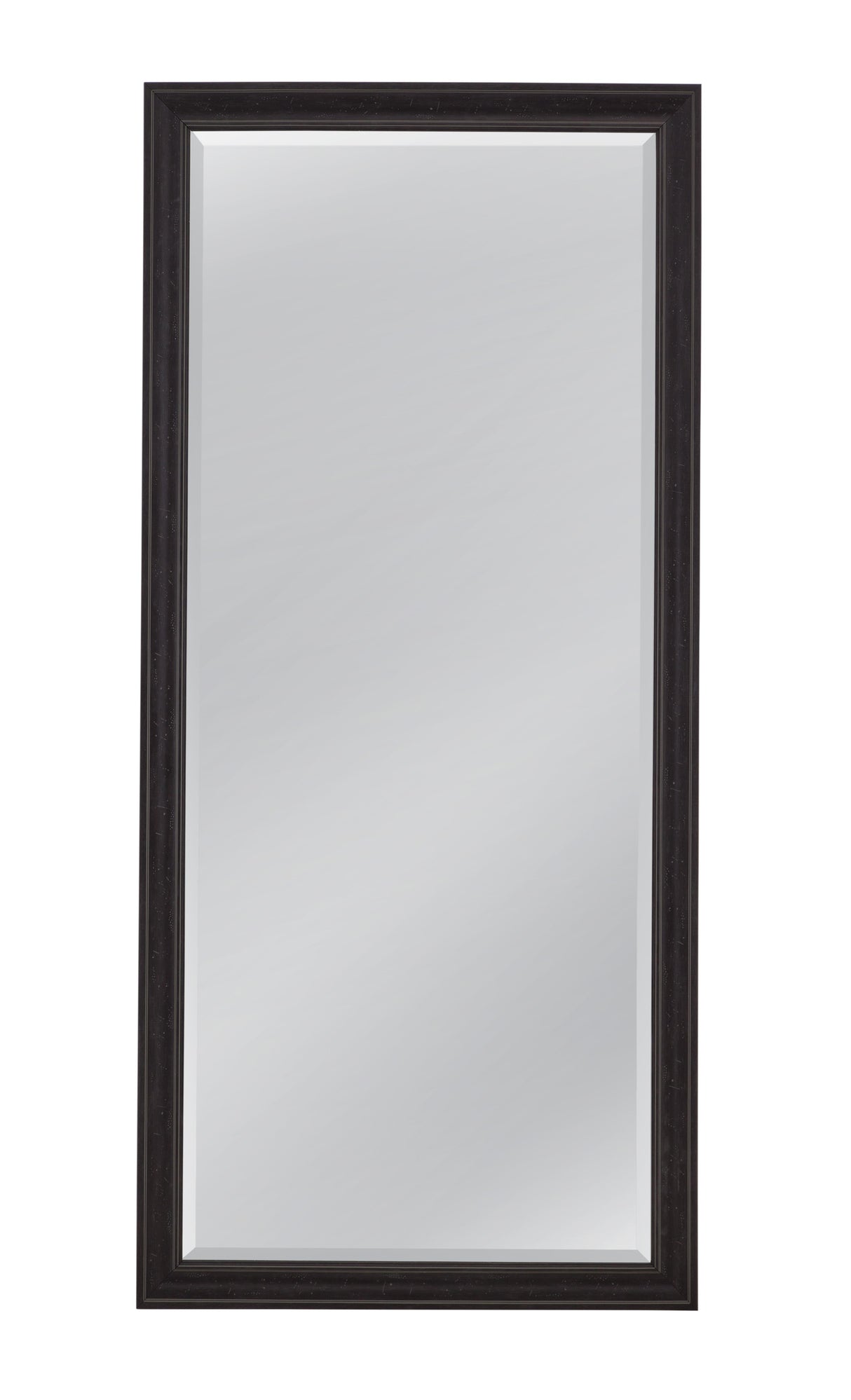 Bassett Distressed Black Mattern Floor Mirror