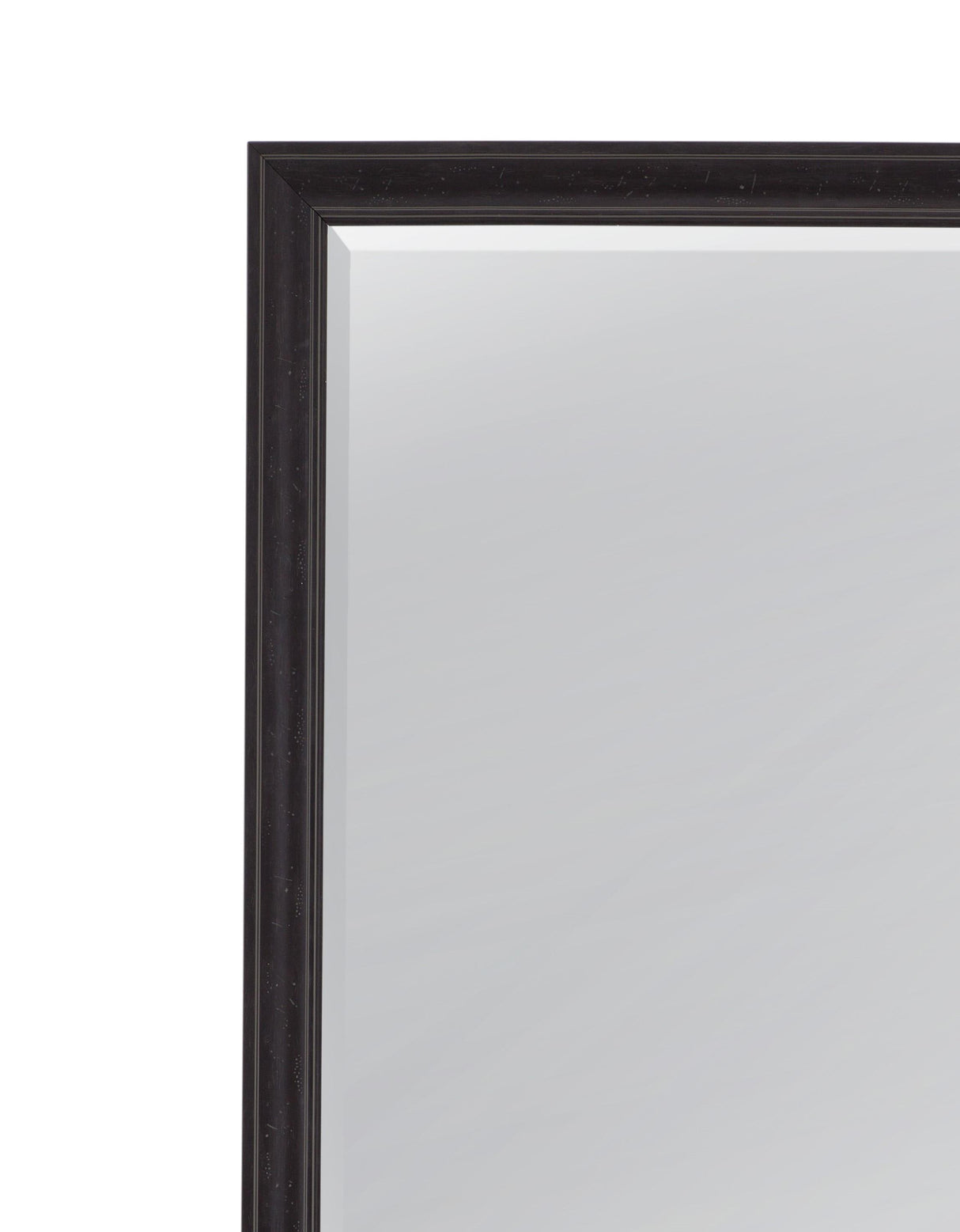 Bassett Distressed Black Mattern Floor Mirror