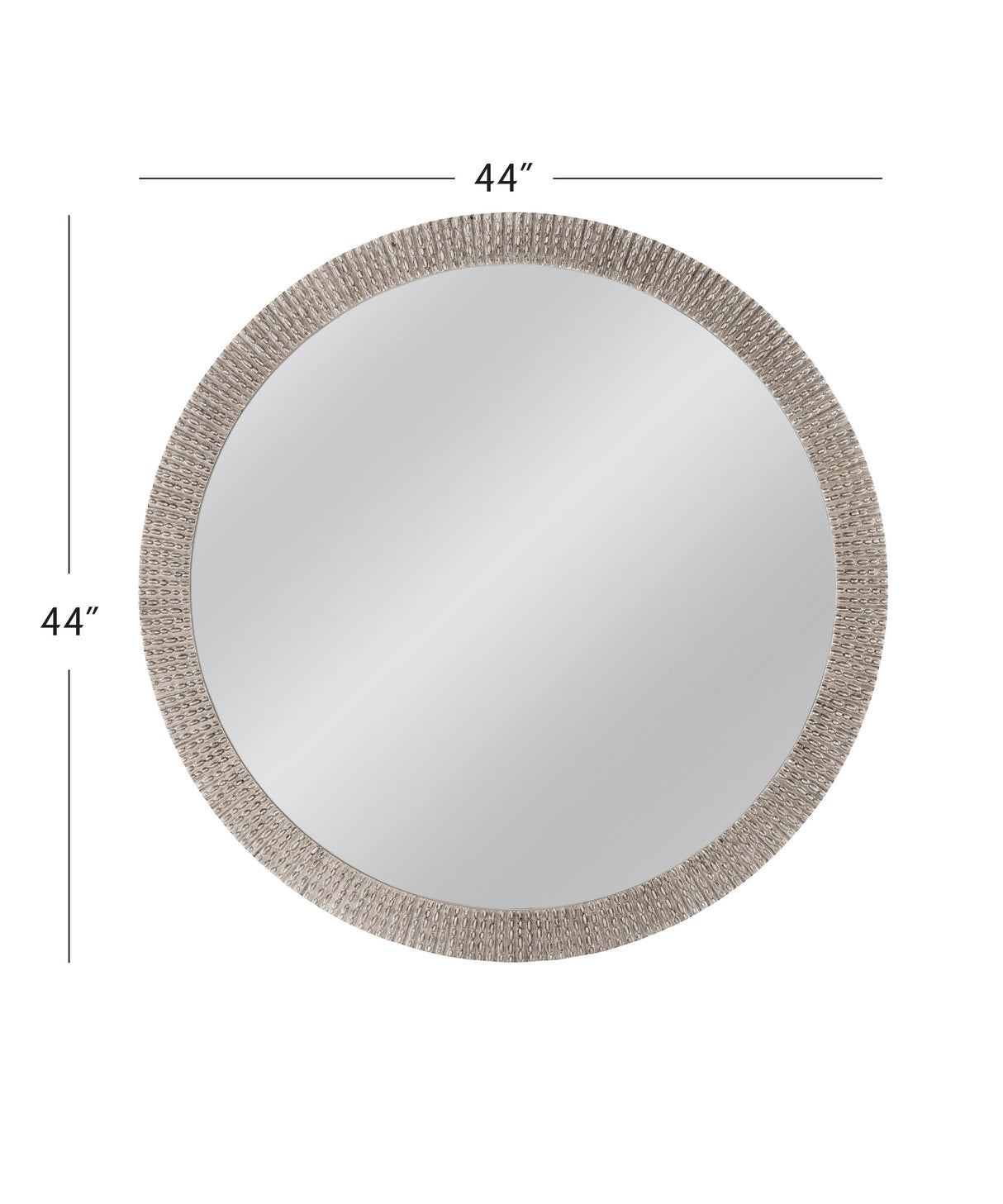 Bassett Ant Silver Leaf Beatrice Wall Mirror