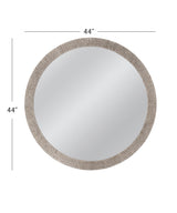 Bassett Ant Silver Leaf Beatrice Wall Mirror