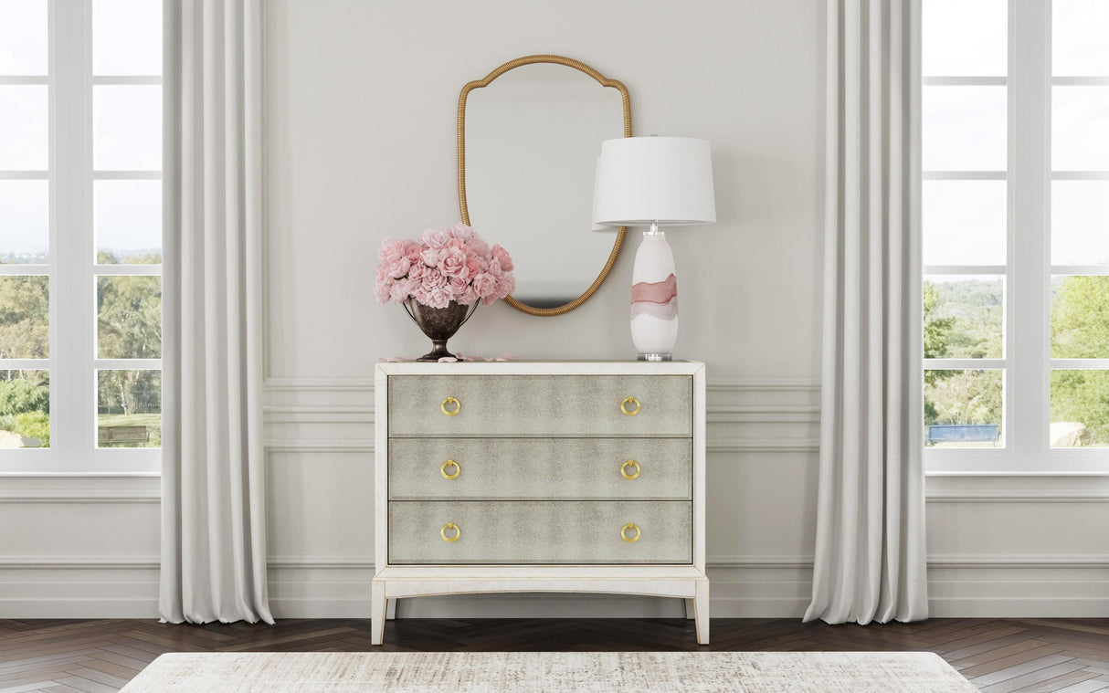 Bassett Cream/Gray Cyrus Wall Mirror