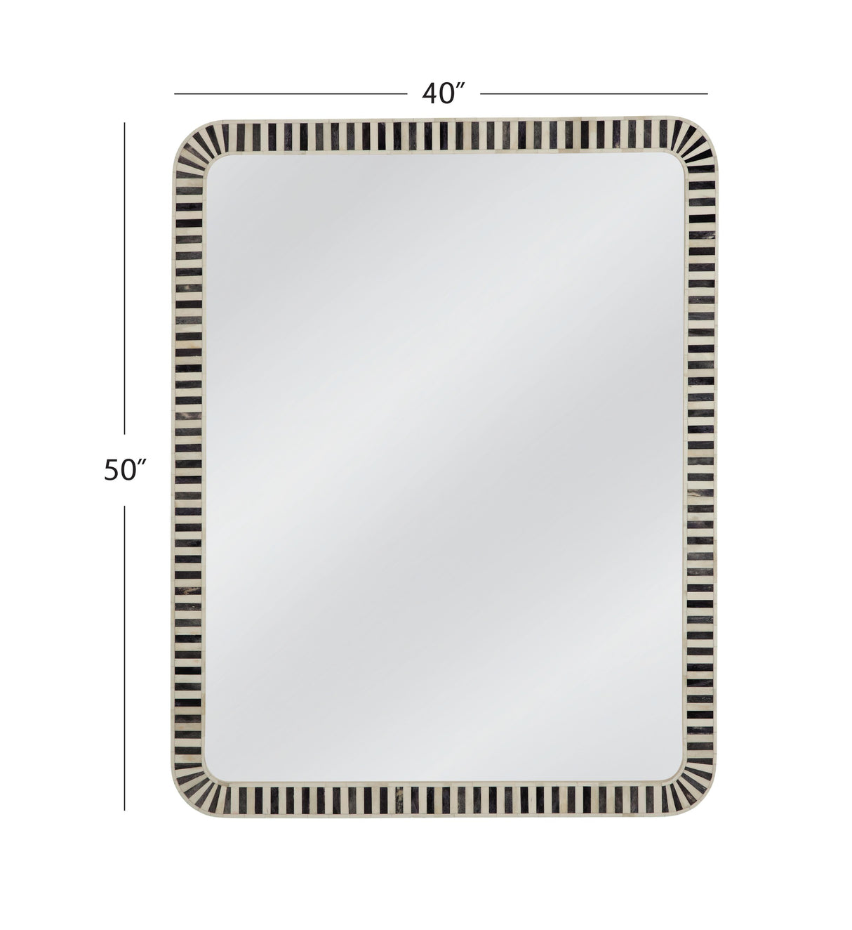 Bassett Cream/Gray Cyrus Wall Mirror