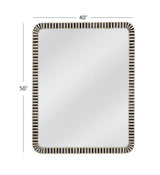 Bassett Cream/Gray Cyrus Wall Mirror