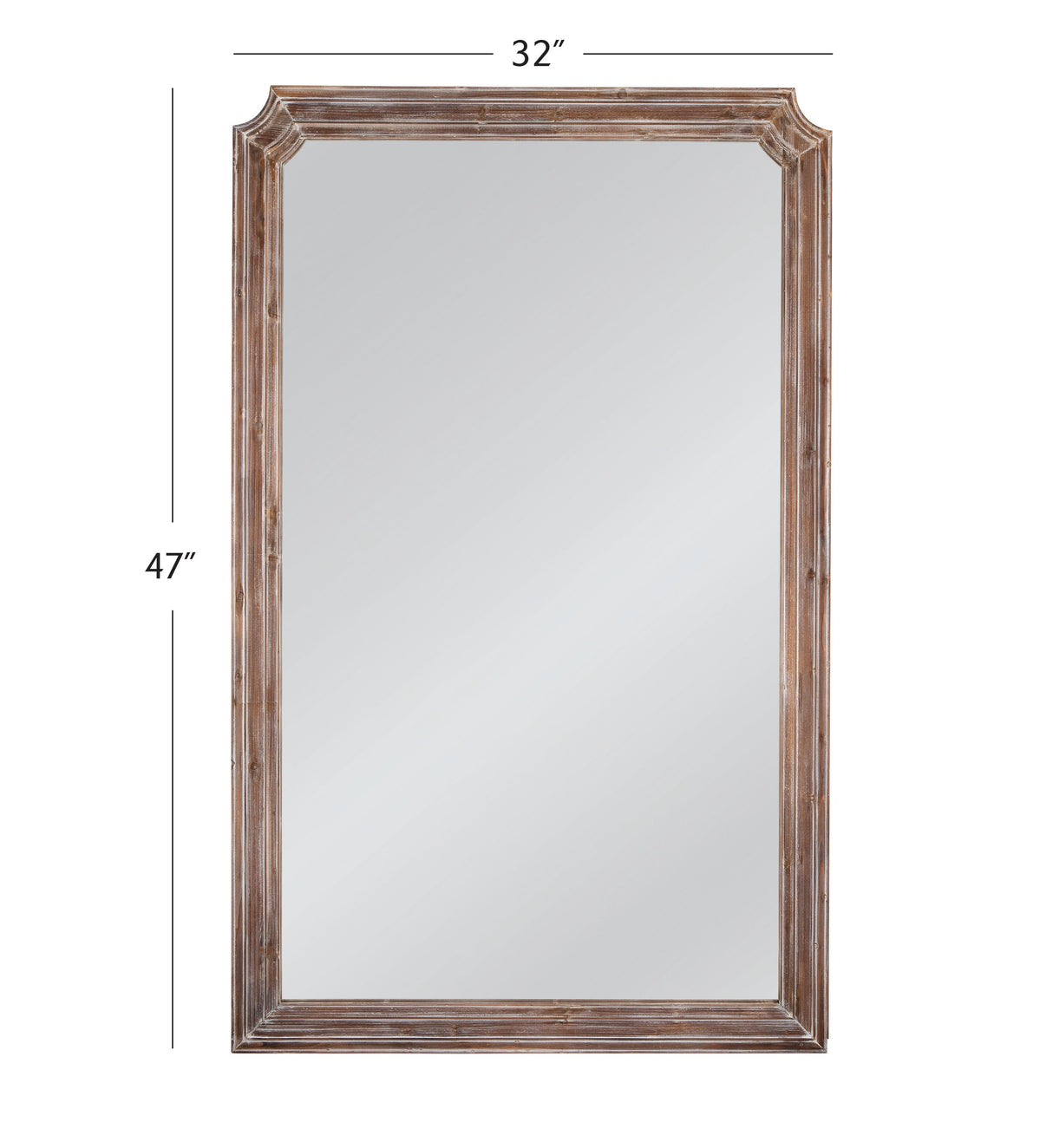 Bassett Weathered Natural Joss Floor Mirror