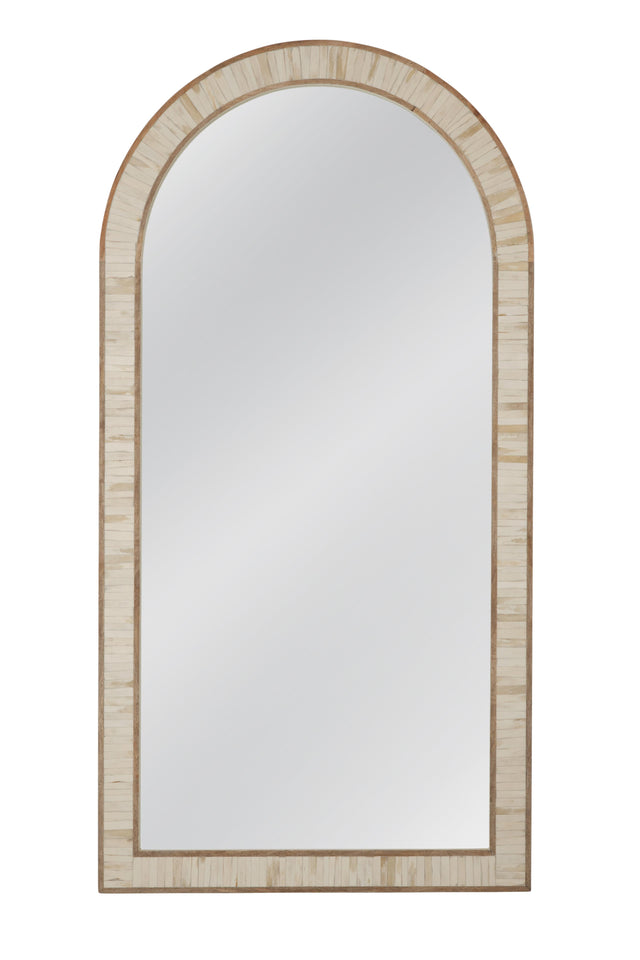 Bassett Cream Halsey Floor Mirror