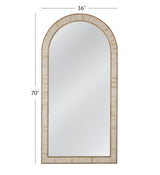 Bassett Cream Halsey Floor Mirror