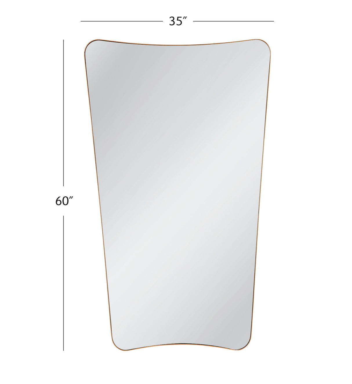 Bassett Gold Leaf Garcia Wall Mirror