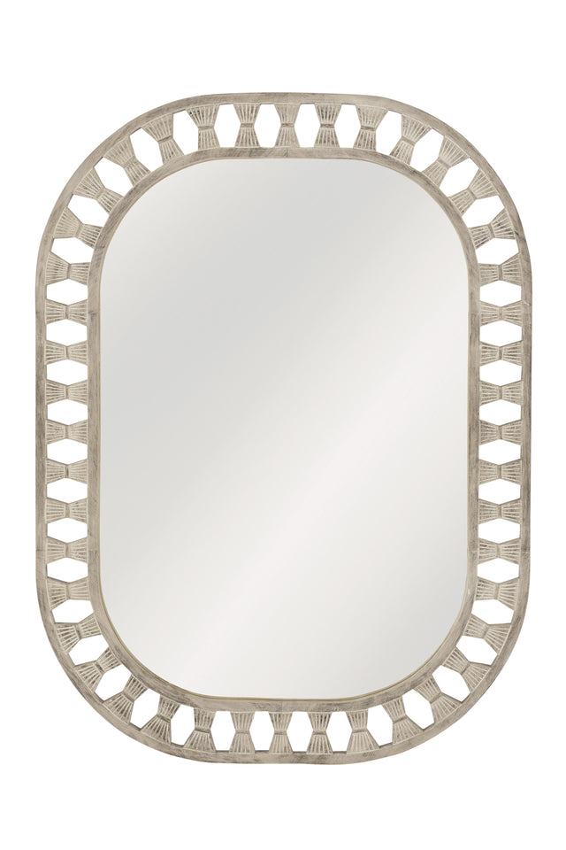 Bassett White Wash Enya Wall Mirror