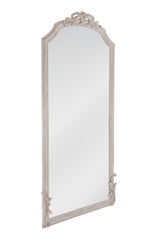 Bassett Distressed White Coltrane Floor Mirror
