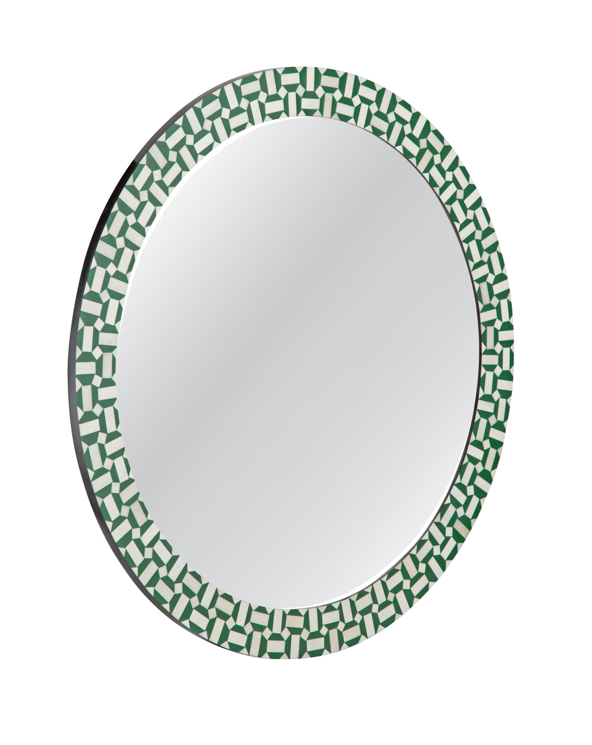 Bassett Green/Cream Alanis Wall Mirror