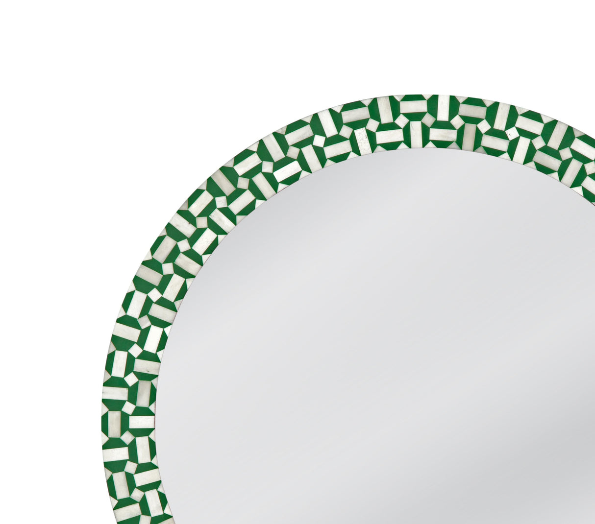 Bassett Green/Cream Alanis Wall Mirror