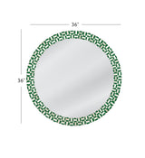 Bassett Green/Cream Alanis Wall Mirror