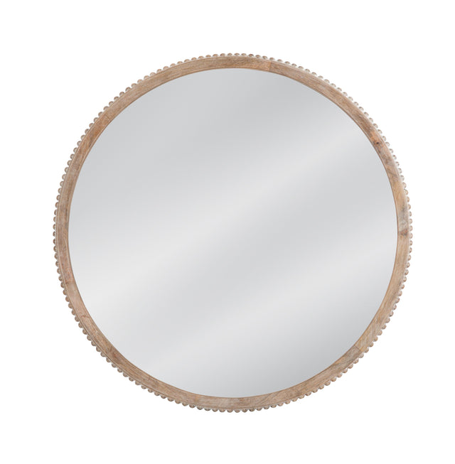 Bassett White Wash Brahms Wall Mirror
