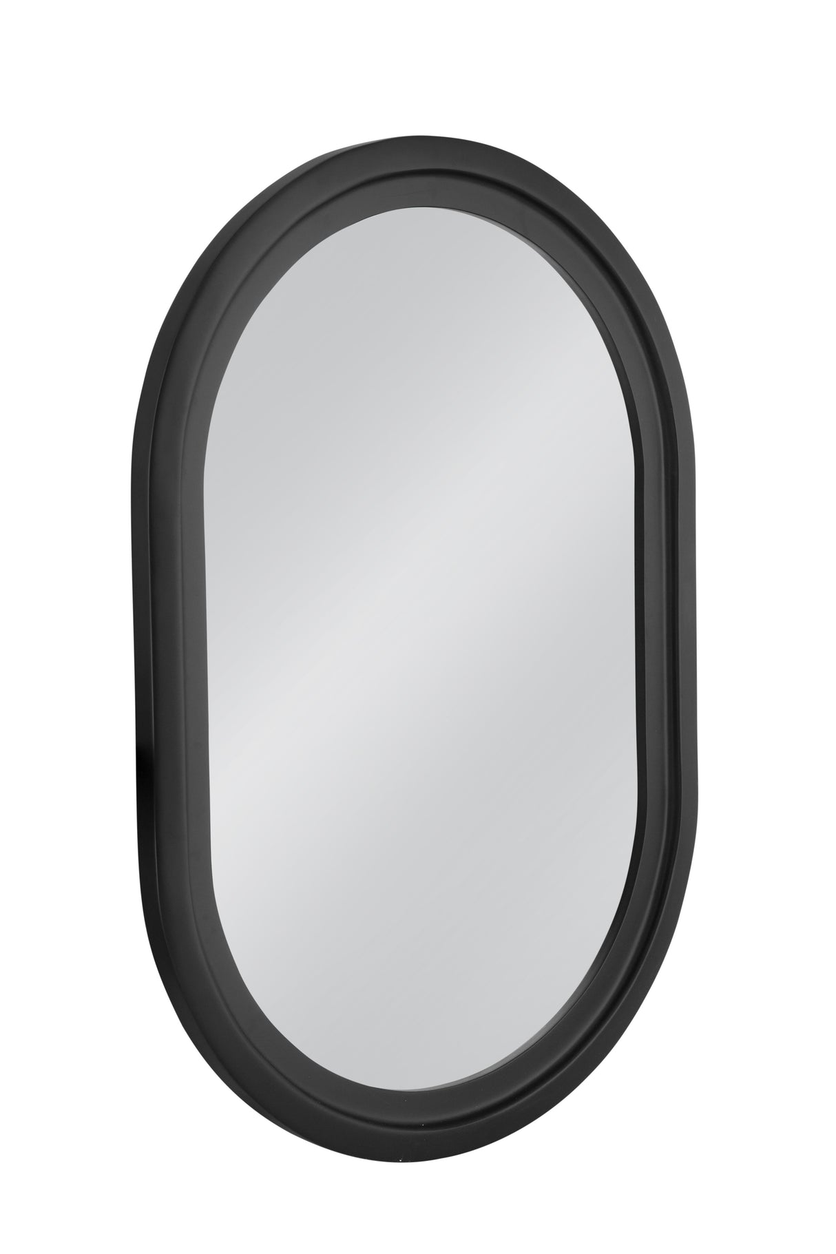 Bassett Matte Black Nash Wall Mirror