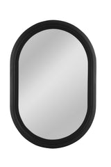 Bassett Matte Black Nash Wall Mirror