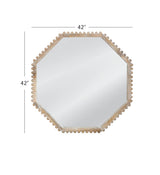 Bassett Nat/White Wash Virz Wall Mirror