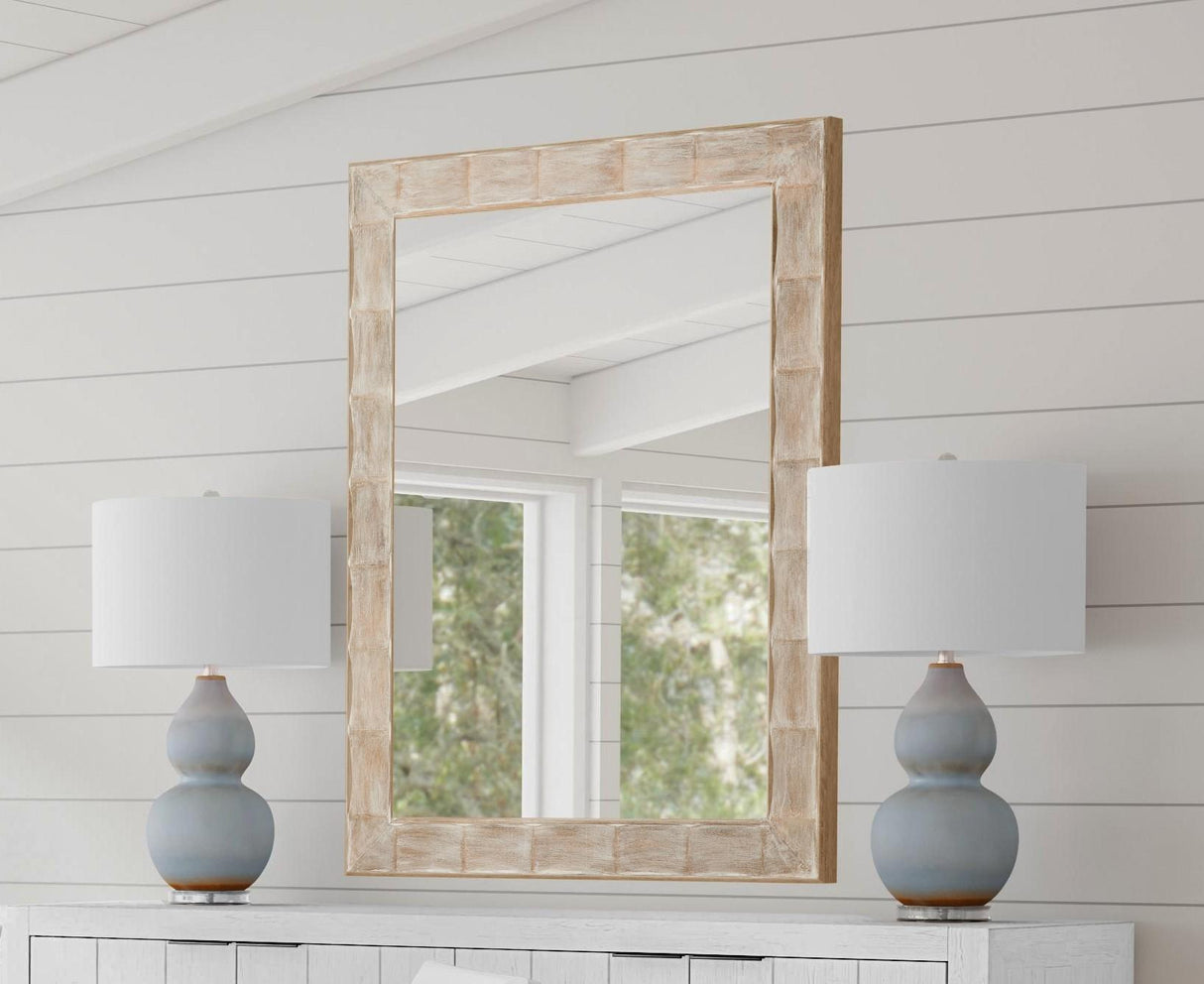 Bassett Whitewash Guyton Wall Mirror