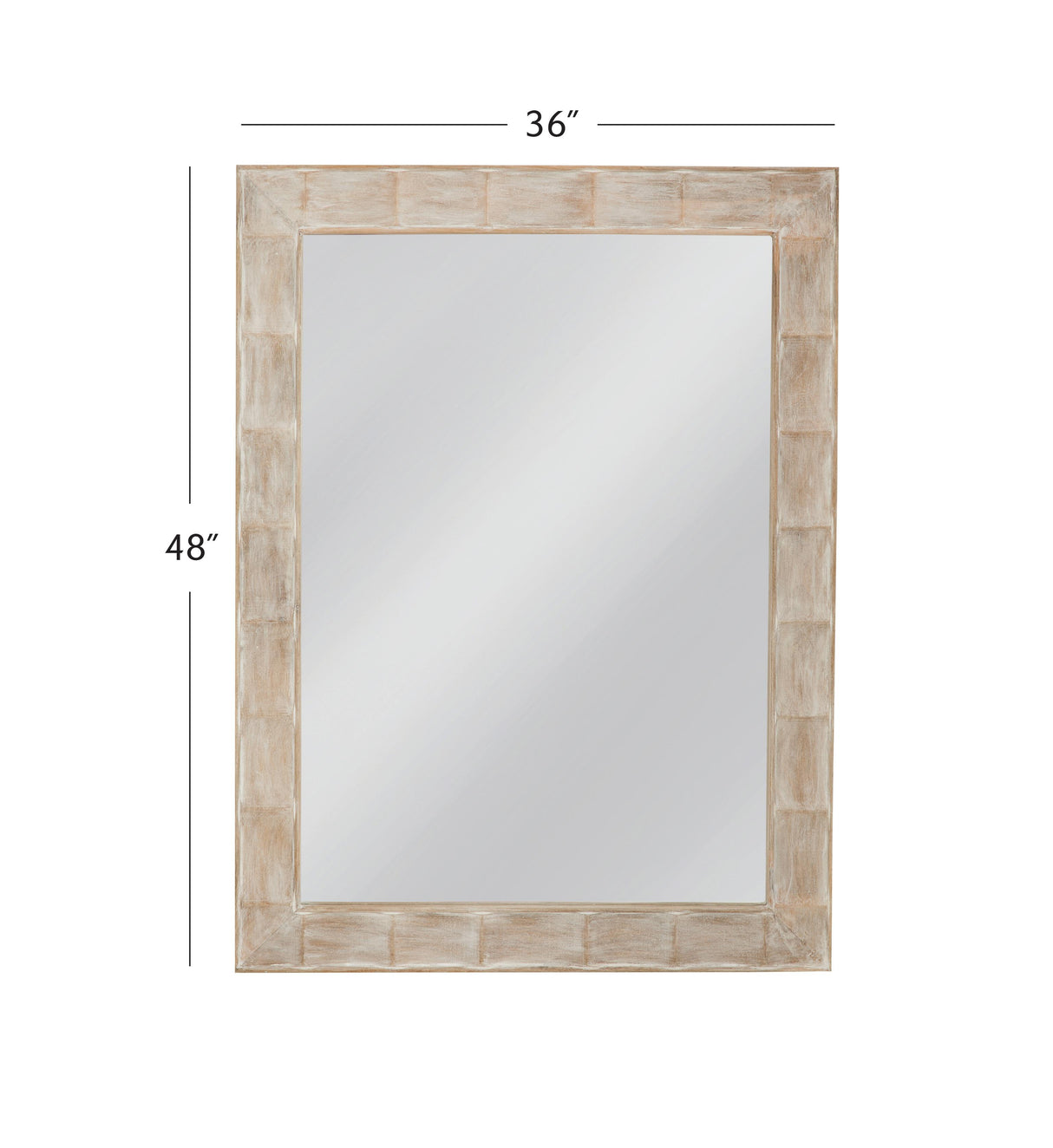 Bassett Whitewash Guyton Wall Mirror