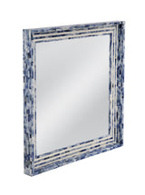 Bassett Blue/Cream Mabrey Wall Mirror