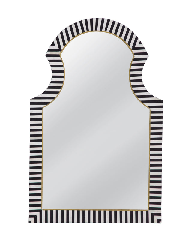 Bassett Black/Cream Martens Wall Mirror