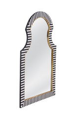 Bassett Black/Cream Martens Wall Mirror