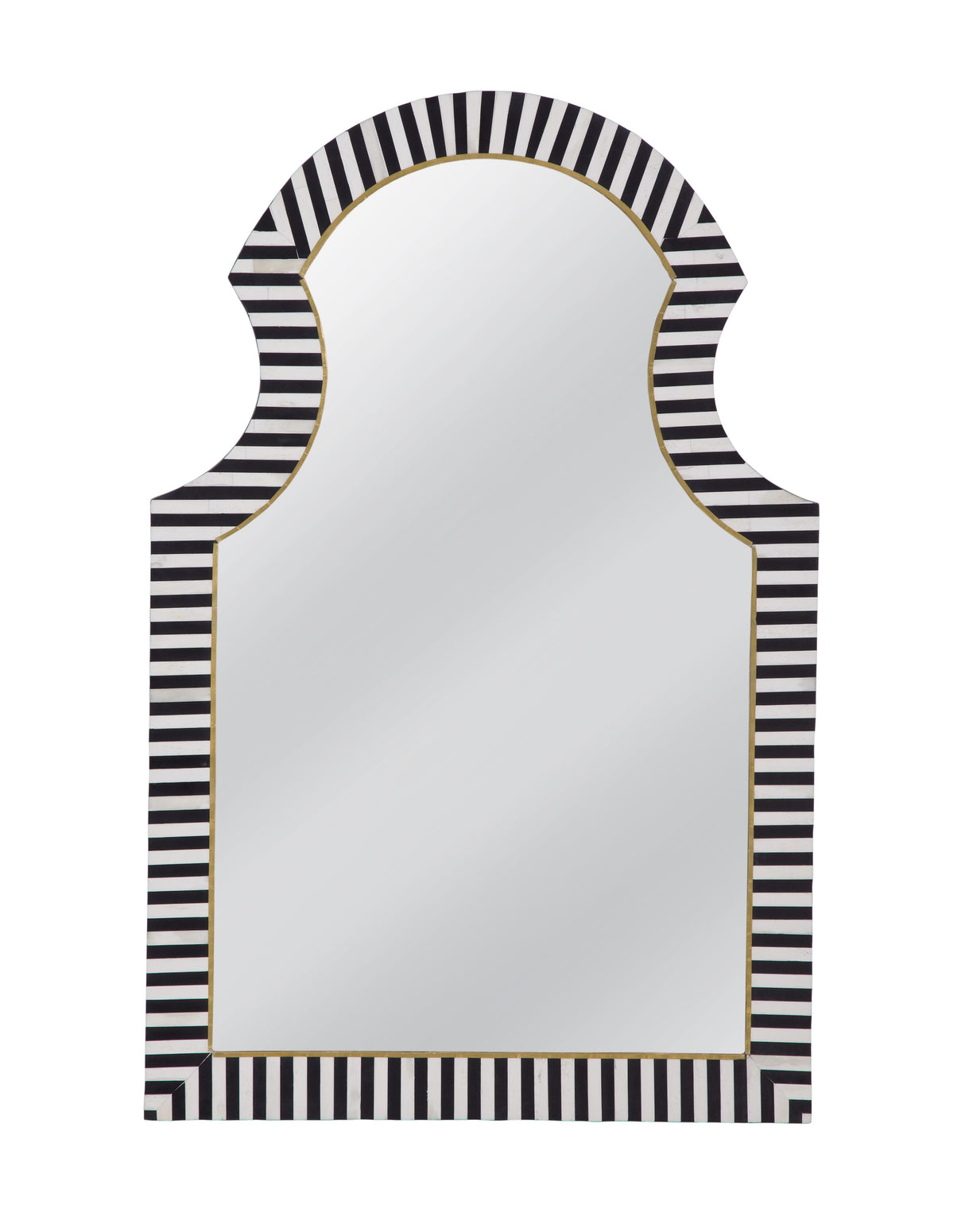 Bassett Black/Cream Martens Wall Mirror