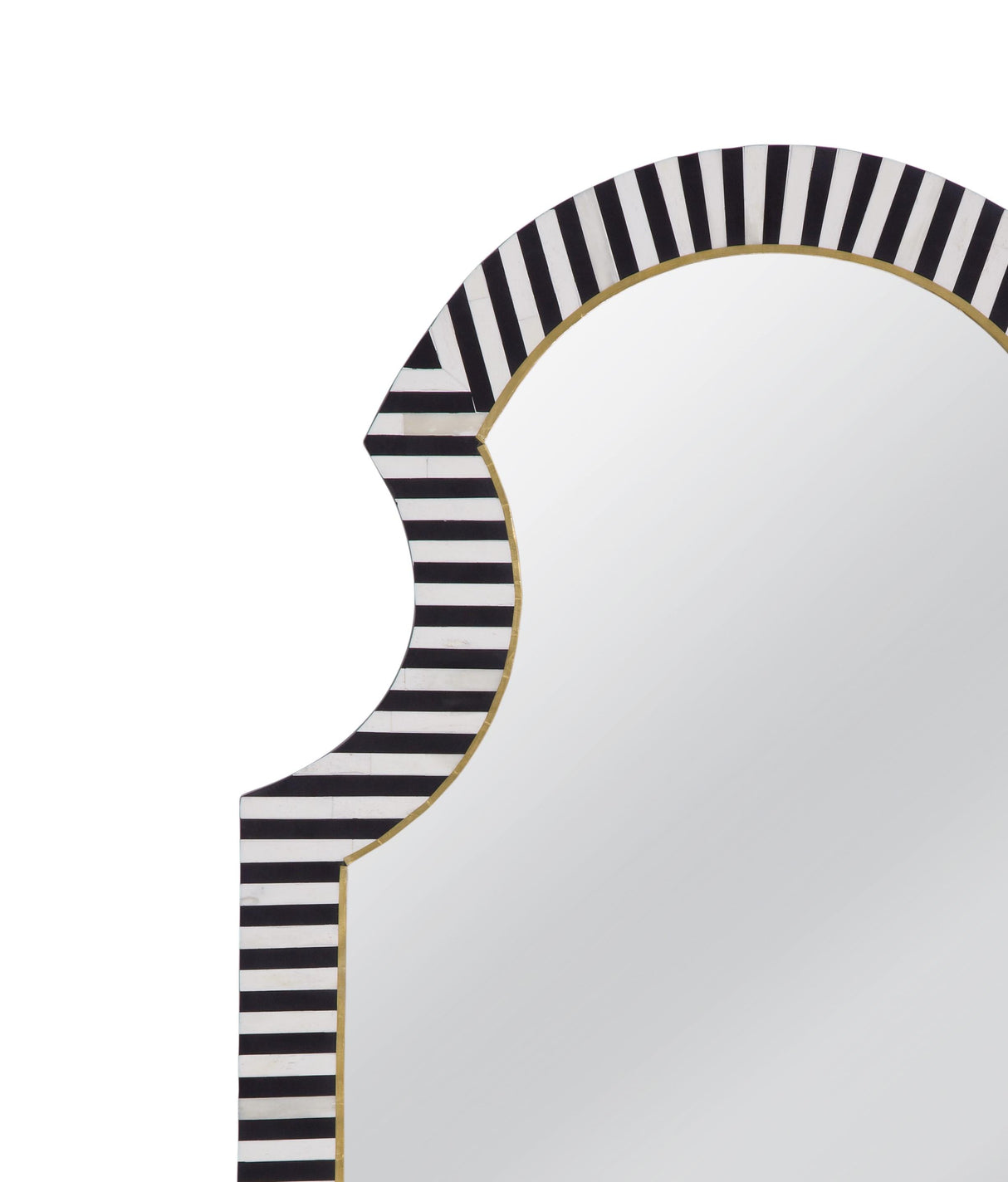 Bassett Black/Cream Martens Wall Mirror